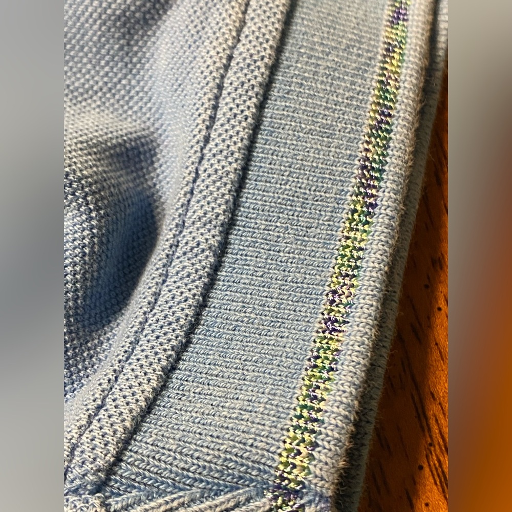 Robert Graham Men's Blue Polo Shirt. Size 2 XL. - Picture 7 of 11